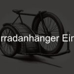 Fahrradanhanger Einrad